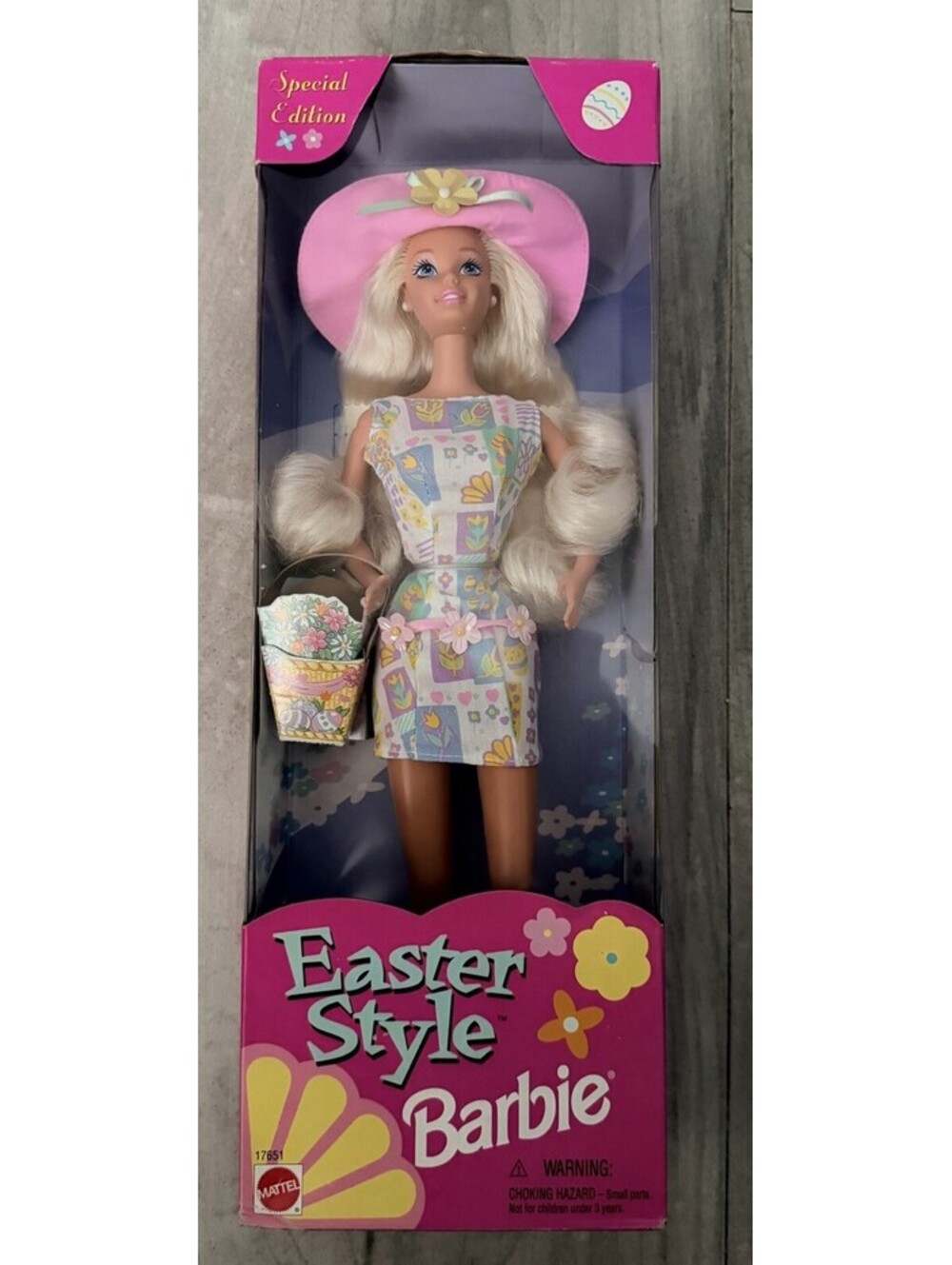 Vintage 90's Easter Style Barbie Doll Special Edition 1997 Mattel 17651 NIB
